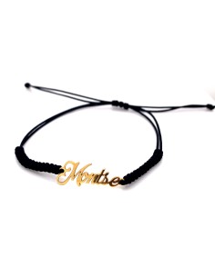 PULSERA PLATA CHAPADA MACRAME PLATA DE 1ª LEY