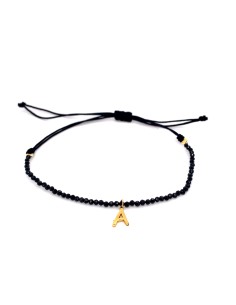 PULSERA ESPINELA LETRA PLATA DE 1ª LEY