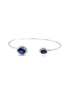 0,36ct- PULSERA ZAFIRO ORO BLANCO DE 18K