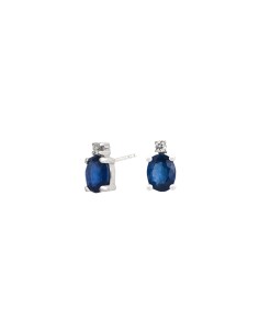 0,016ct-PENDIENTES SOPHIE OB ZAFIRO OVAL 