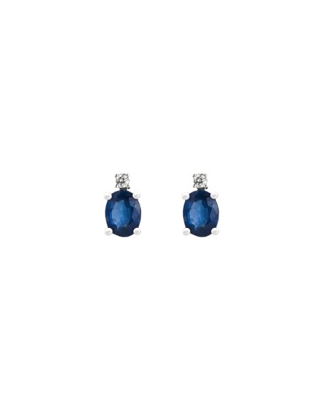 0,016ct-PENDIENTES SOPHIE OB ZAFIRO OVAL 