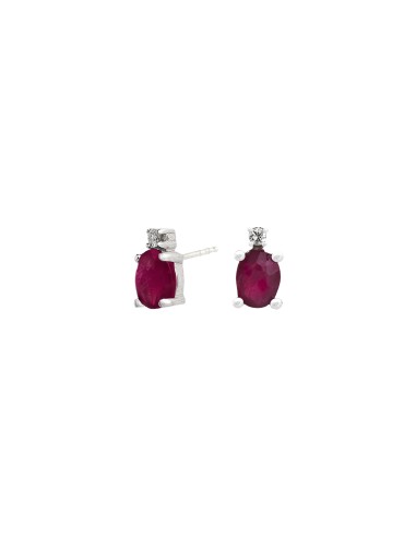 0,016ct-PENDIENTES SOPHIE OB RUBI OVAL 