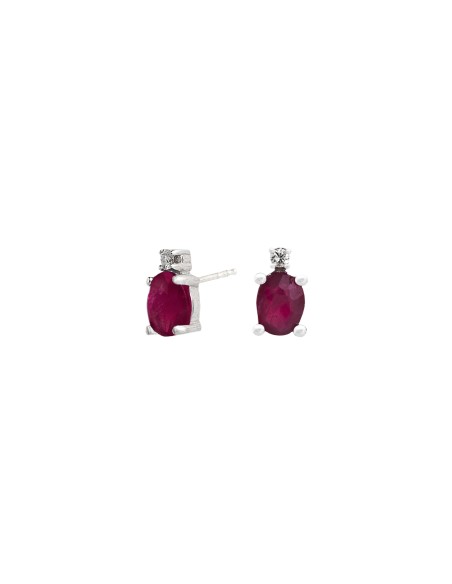 0,016ct-PENDIENTES SOPHIE OB RUBI OVAL