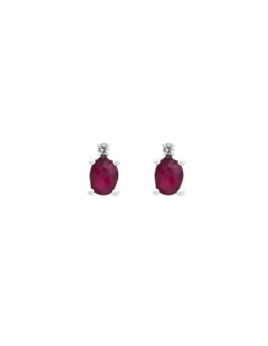 0,016ct-PENDIENTES SOPHIE OB RUBI OVAL