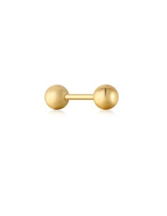 PIERCING SIMPLE ESFERA PLATA CHAP BARBELL