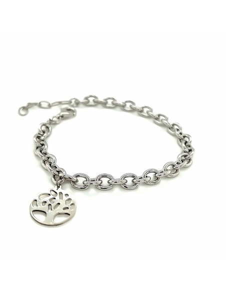 PULSERA ÁRBOL DE LA VIDA PLATA  DE 1ª LEY
