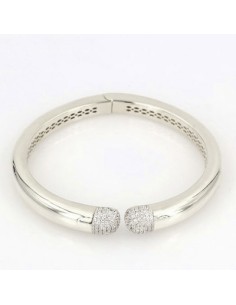 PULSERA RÍGIDA ABIERTA ZN PLATA