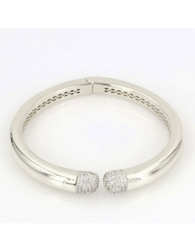 PULSERA RÍGIDA ABIERTA ZN PLATA