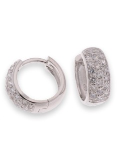 PENDIENTES ARO ZN SAFY 14MM PLATA DE 1ª LEY