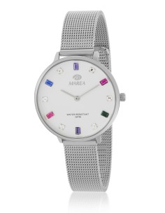 RELOJ MUJER MAREA PLATEADO PIEDRAS 0/1