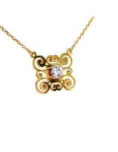 GARGANTILLA TRAFORATOCON ZN 4MM ORO 9K 2