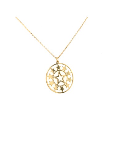 GARGANTILLA ESTRELLA TRAFORATO ORO 9K