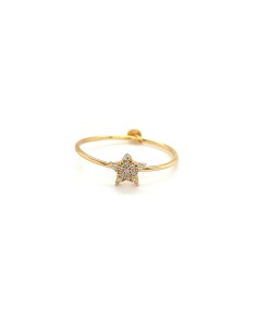 ANILLO ESTRELLA ORO 9K