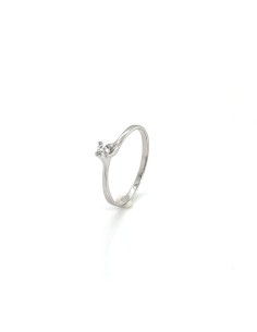 ANILLO VALENTINO ORO BLANCO DE 9K