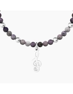 PULSERA ELÁSTICA CLAVE DE SOL ACERO 2