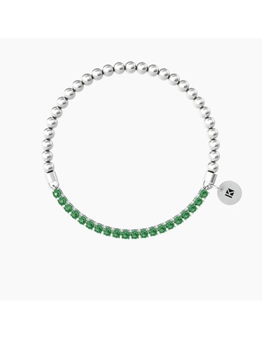 PULSERA DE LOS DESEOS ACERO VERDE