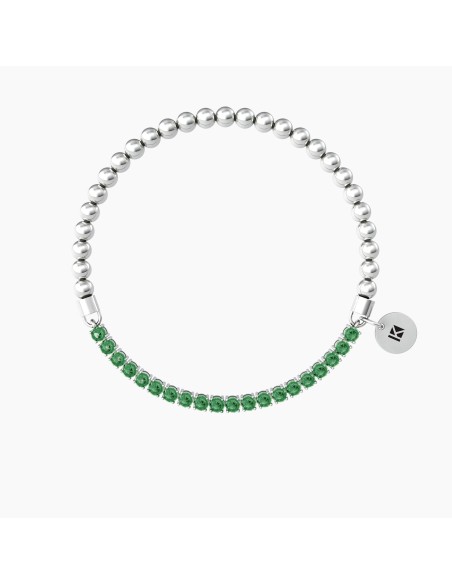 PULSERA DE LOS DESEOS ACERO VERDE