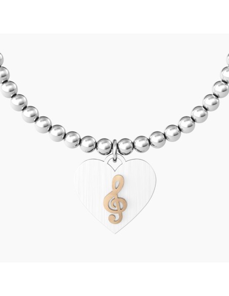 PULSERA ELÁSTICA ACERO CLAVE DE SOL