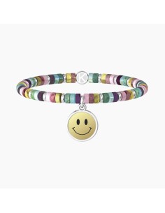 PULSERA ELÁSTICA SMILE FELICIDAD ACERO
