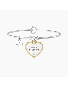 PULSERA RÍGIDA BORDE DORADO ACERO