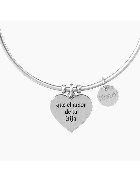 CONJUNTO DOS PULSERAS ACERO FORMA CORAZÓN