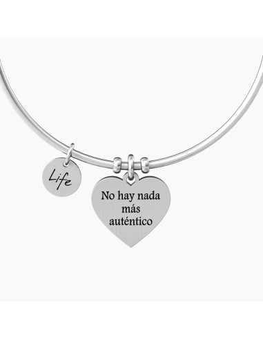 CONJUNTO DOS PULSERAS ACERO FORMA CORAZÓN