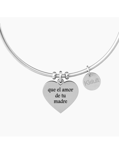 CONJUNTO DOS PULSERAS ACERO FORMA CORAZÓN