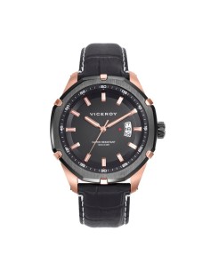 RELOJ ACERO IP ROSA Y NEGRO CORREA SR VA