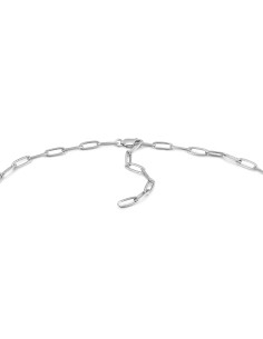 GARGANTILLA DE CONECTOR DE CADENA CON CHARM PLATA  2