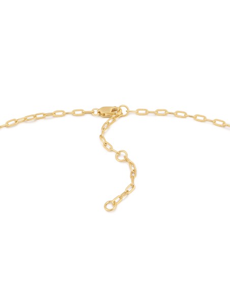 GARGANTILLA  ARCO IRIS CONECTOR PLATA CHAPADA