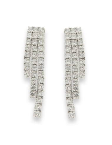 PENDIENTES 019 LARGOS PLATA DE 1ª LEY