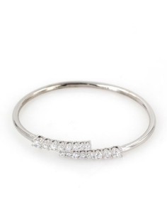 PULSERA RIGIDA ABIERTA ZN PLATA DE 1ª LEY