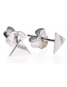 PENDIENTES TRIANGULO ZN PLATA 1ª LEY