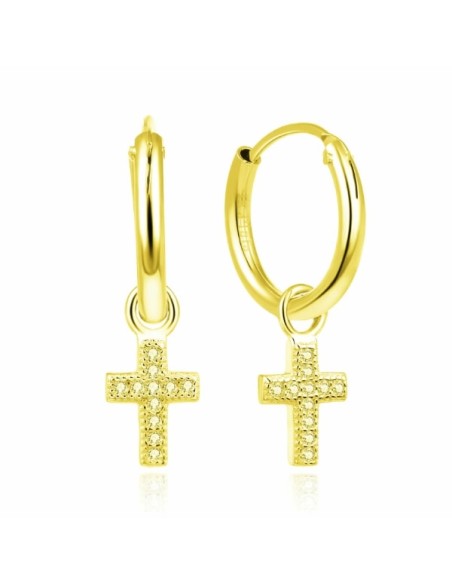 PENDIENTES CRUZ S PLATA CHAP 1ª LEY