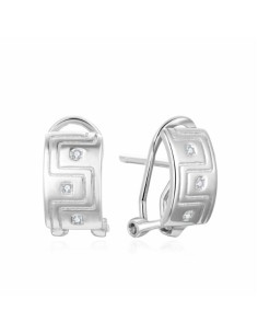 PENDIENTES OMEGA ZN ZAG PLATA 1ª LEY