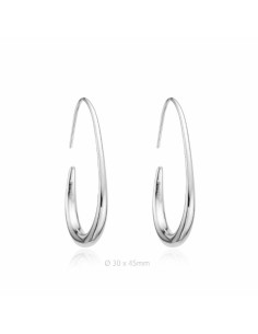 PENDIENTES 30 X 45 MM PLATA DE 1ª LEY