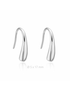 PENDIENTES 5 X 17 MM PLATA DE 1ª LEY