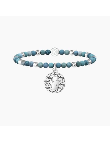 PULSERA ELÁSTICA  ACERO ÁNGEL PROTECCIÓN