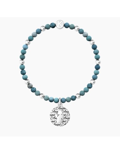 PULSERA ELÁSTICA  ACERO ÁNGEL PROTECCIÓN