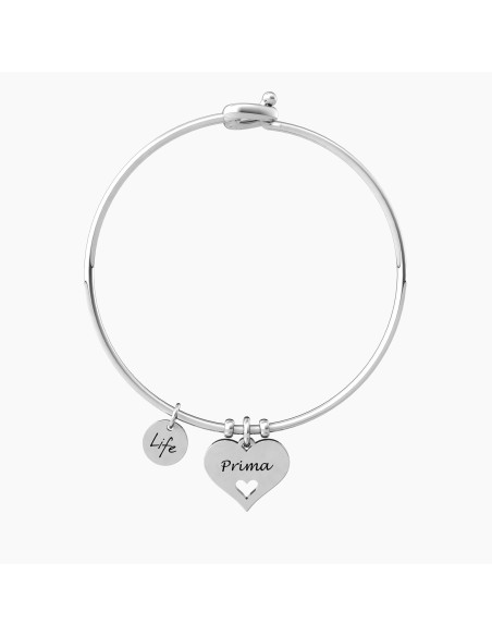 PULSERA ACERO CORAZÓN PRIMA