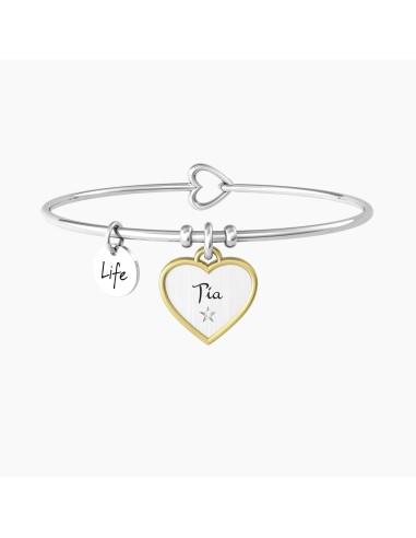 PULSERA ACERO CORAZÓN TÍA TE QUIERO