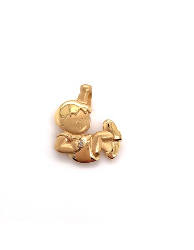 COLGANTE NIÑO ZN ORO DE 18K