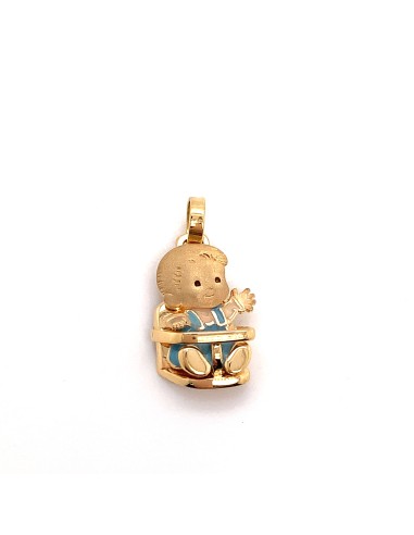 COLGANTE NIÑO SILLITA ORO DE 18K