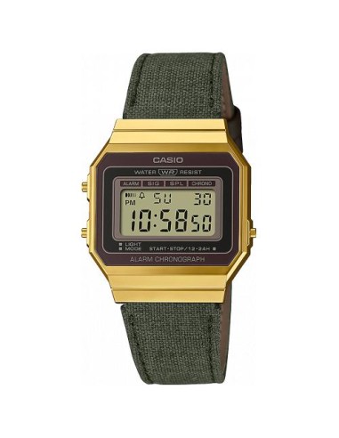 RELOJ CORREA TELA VERDE A700