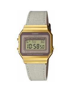 RELOJ CORREA TELA BEIG A700