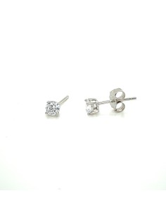 PENDIENTES 4MM SILVER PLATA DE 1ª LEY