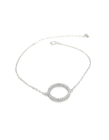Pulsera esfera zn plata de 1ª ley