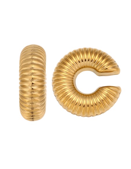 Acero-Pendientes ear cruff acero 30mm