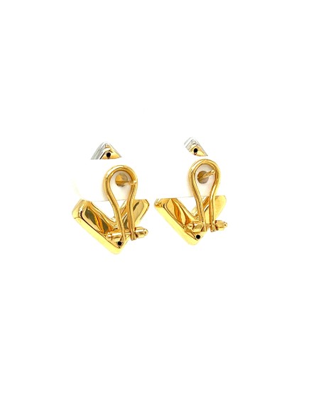 PENDIENTES DIAMOND BICOLOR ORO DE 18K