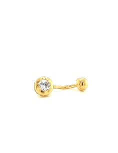 PIERCING OMBLIGO ZN ORO DE 18K